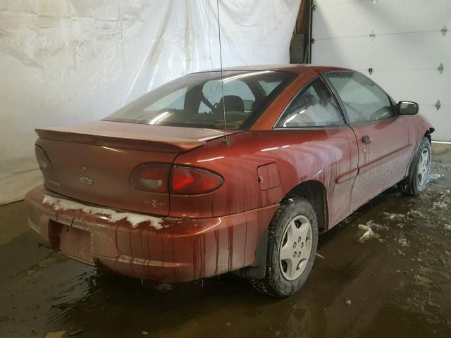 1G1JC1248Y7355866 - 2000 CHEVROLET CAVALIER RED photo 4