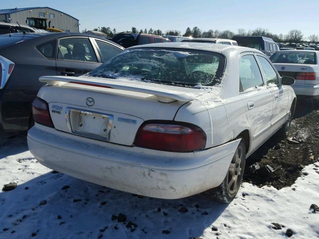 1YVGF22F7Y5141747 - 2000 MAZDA 626 ES WHITE photo 4