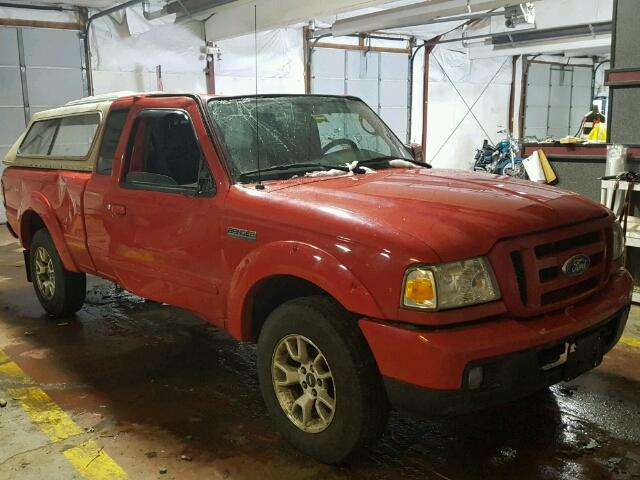 1FTZR15E27PA86405 - 2007 FORD RANGER SUP RED photo 1