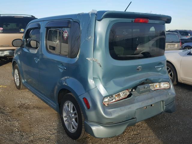 JN8AZ2KR0BT211738 - 2011 NISSAN CUBE BASE TEAL photo 3