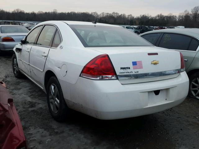 2G1WB58K469161420 - 2006 CHEVROLET IMPALA LS WHITE photo 3