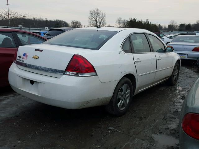 2G1WB58K469161420 - 2006 CHEVROLET IMPALA LS WHITE photo 4