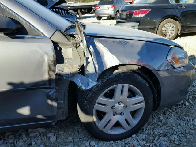 2G1WC581469348984 - 2006 CHEVROLET IMPALA LT GRAY photo 9