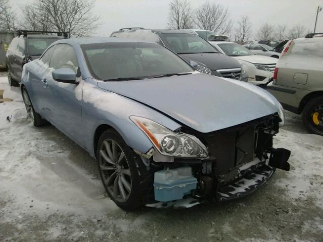 JN1CV6FE4AM352242 - 2010 INFINITI G37 BASE BLUE photo 1