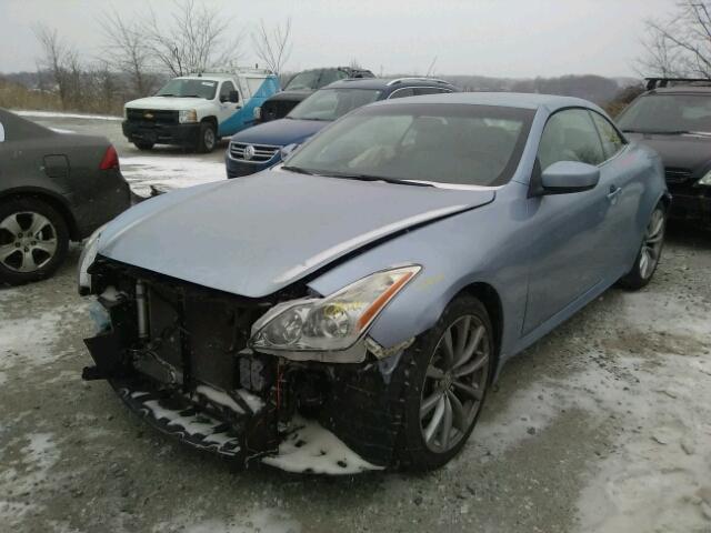 JN1CV6FE4AM352242 - 2010 INFINITI G37 BASE BLUE photo 2