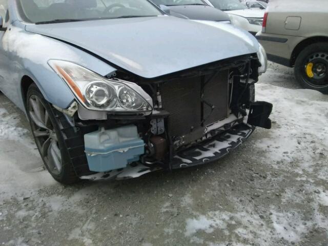 JN1CV6FE4AM352242 - 2010 INFINITI G37 BASE BLUE photo 9