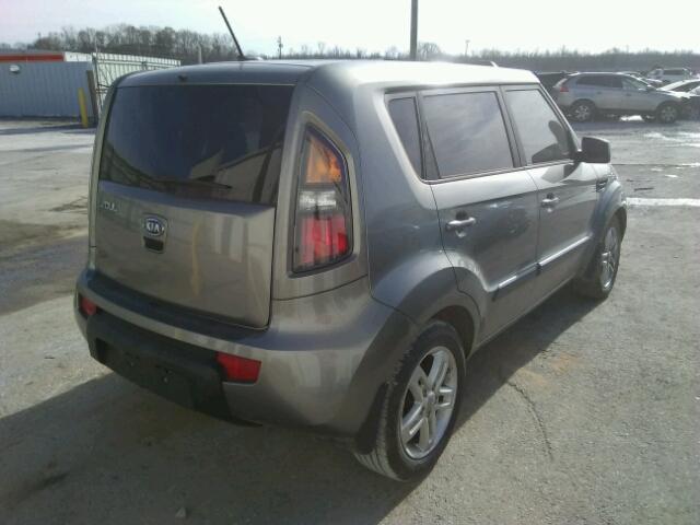 KNDJT2A29B7251309 - 2011 KIA SOUL + GRAY photo 4