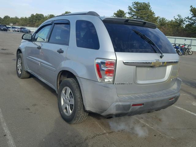 2CNDL23F256106626 - 2005 CHEVROLET EQUINOX LS SILVER photo 3