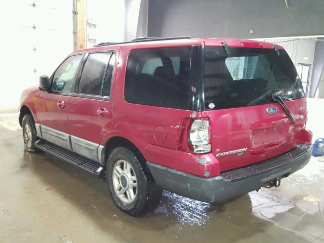 1FMPU16W03LB11196 - 2003 FORD EXPEDITION RED photo 3