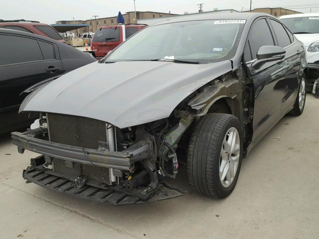 3FA6P0H70ER267756 - 2014 FORD FUSION SE CHARCOAL photo 2