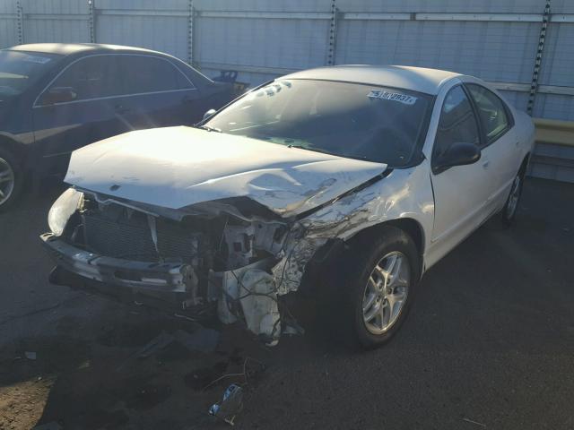 2B3HD46R52H313985 - 2002 DODGE INTREPID S WHITE photo 2