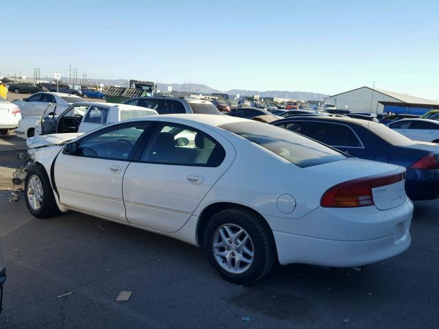 2B3HD46R52H313985 - 2002 DODGE INTREPID S WHITE photo 3