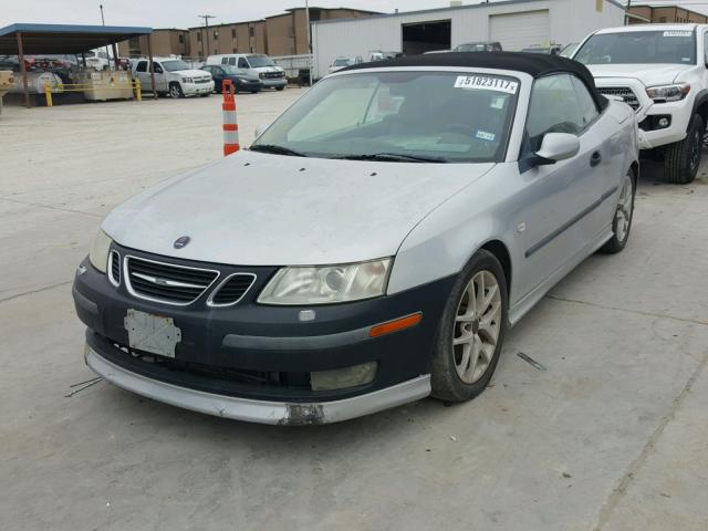 YS3FH79Y056013235 - 2005 SAAB 9-3 AERO SILVER photo 2