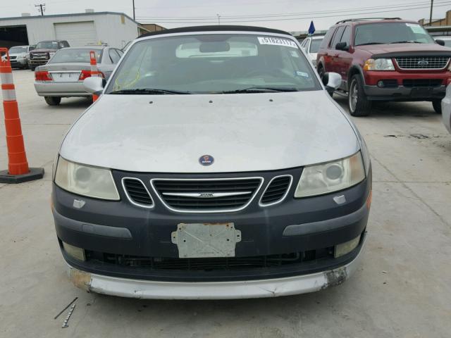 YS3FH79Y056013235 - 2005 SAAB 9-3 AERO SILVER photo 9