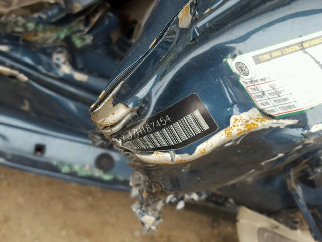 5NPEU46F37H187454 - 2007 HYUNDAI SONATA SE BLUE photo 10