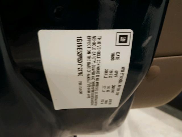 1G1NE52M5XY124760 - 1999 CHEVROLET MALIBU LS 绿色 照片 10