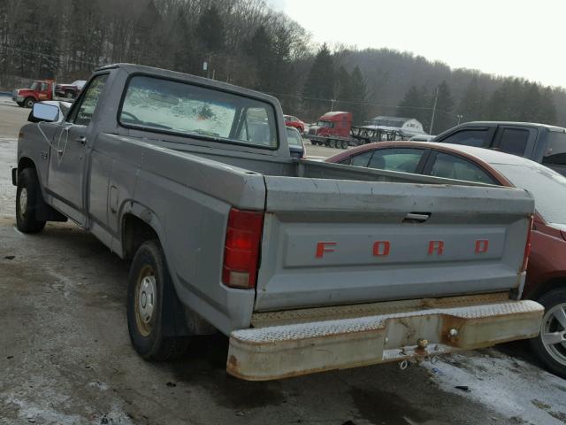 1FTDF15Y6GLA99193 - 1986 FORD F150 GRAY photo 3