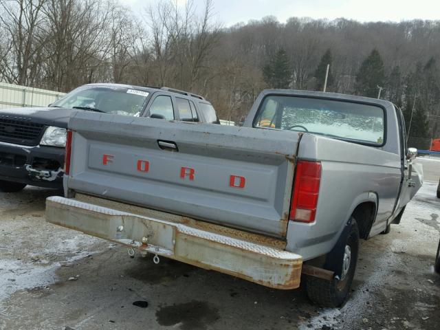 1FTDF15Y6GLA99193 - 1986 FORD F150 GRAY photo 4