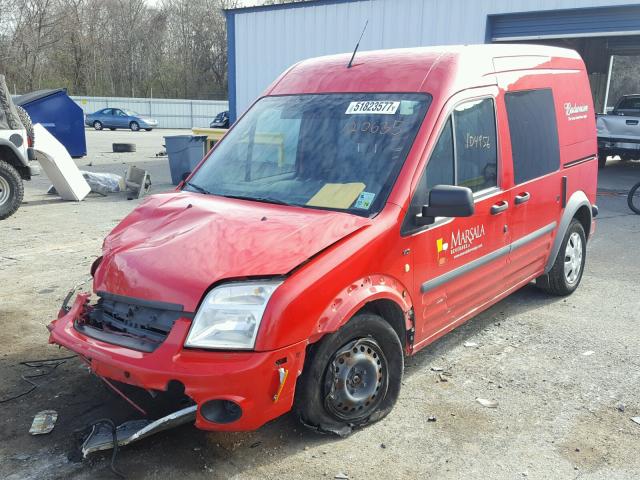 NM0LS6BN1CT120635 - 2012 FORD TRANSIT CO RED photo 2