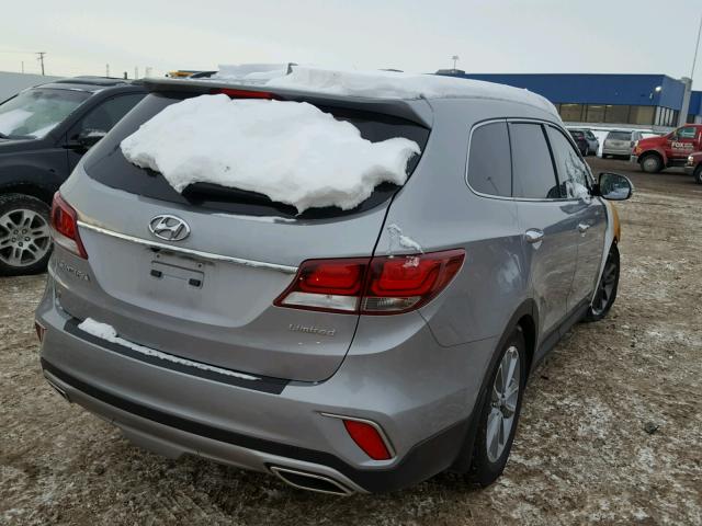 KM8SN4HF8HU217774 - 2017 HYUNDAI SANTA FE S SILVER photo 4