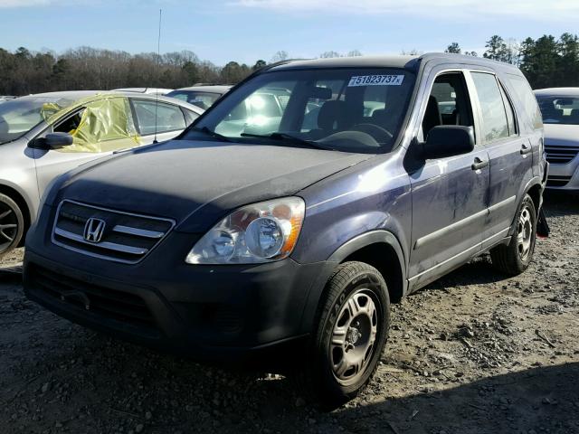 SHSRD68526U407724 - 2006 HONDA CR-V LX BLACK photo 2