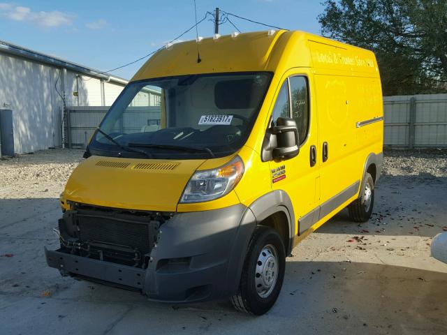 3C6TRVCG0HE512960 - 2017 RAM PROMASTER 黄色 照片 2
