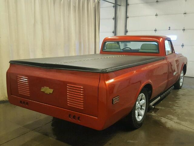 CE141S610192 - 1971 CHEVROLET C-10 ORANGE photo 4