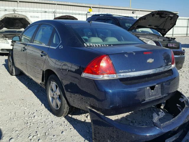 2G1WT57K491249031 - 2009 CHEVROLET IMPALA 1LT BLUE photo 3