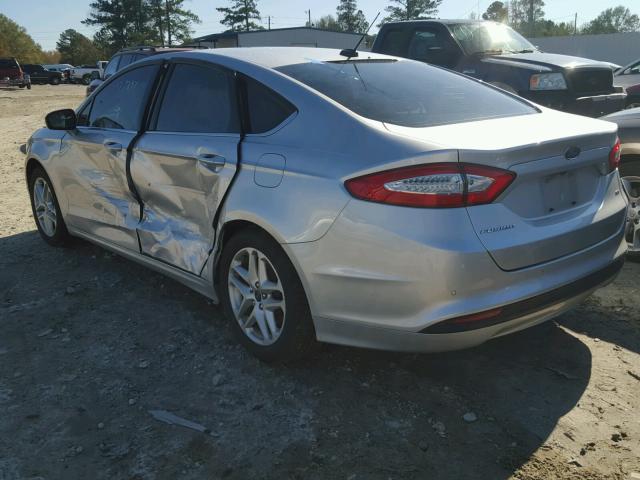 3FA6P0H73GR169789 - 2016 FORD FUSION SE SILVER photo 3