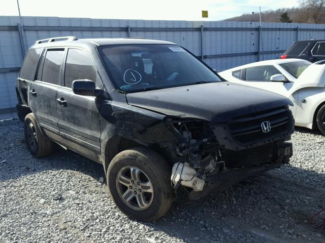 2HKYF18654H561559 - 2004 HONDA PILOT EXL BLACK photo 1