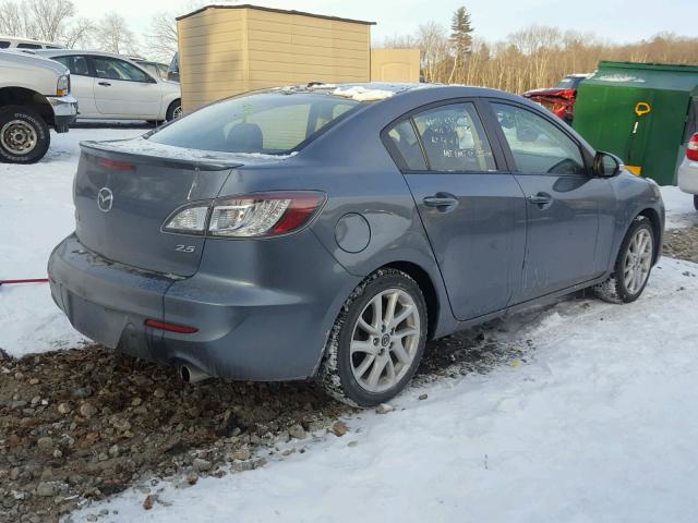 JM1BL1W53D1722703 - 2013 MAZDA 3 S GRAY photo 4