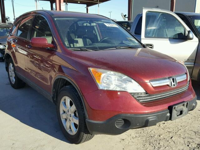 JHLRE387X8C011547 - 2008 HONDA CR-V EXL MAROON photo 1