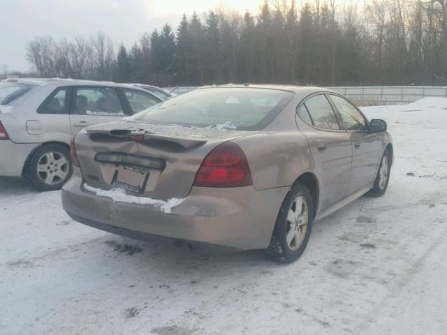 2G2WP552661180020 - 2006 PONTIAC GRAND PRIX BROWN photo 4