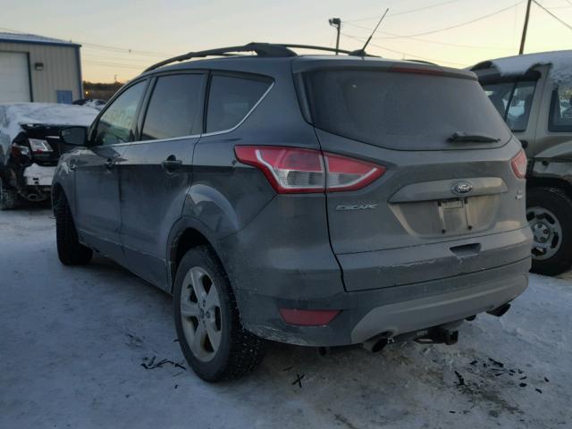 1FMCU9GX4EUD97748 - 2014 FORD ESCAPE SE GRAY photo 3