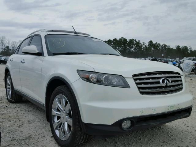 JNRAS08W45X215936 - 2005 INFINITI FX35 WHITE photo 1