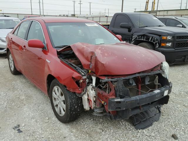 4T1BB46K59U082490 - 2009 TOYOTA CAMRY HYBR RED photo 1