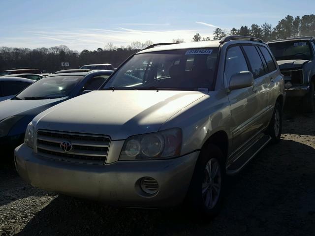 JTEGD21A530071250 - 2003 TOYOTA HIGHLANDER TAN photo 2