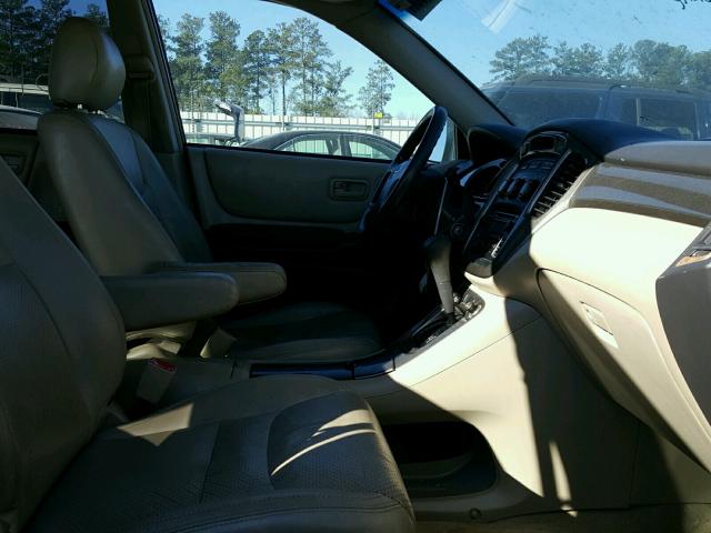 JTEGD21A530071250 - 2003 TOYOTA HIGHLANDER TAN photo 5