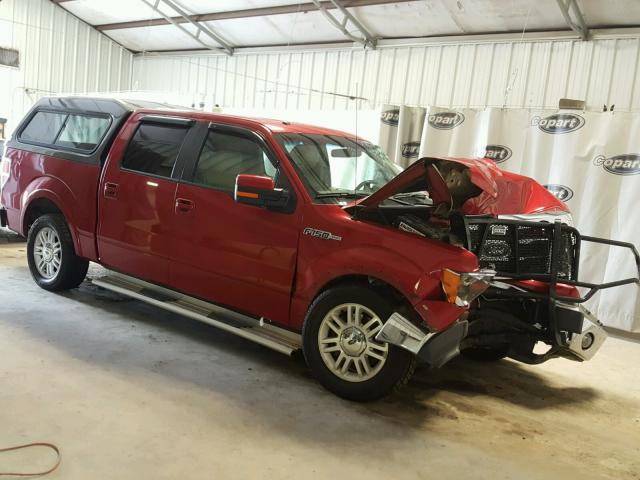 1FTFW1CF9CFB20718 - 2012 FORD F150 SUPER RED photo 1