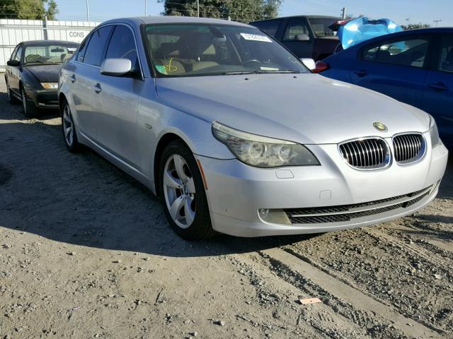 WBANU53518CT07814 - 2008 BMW 528 I SILVER photo 1