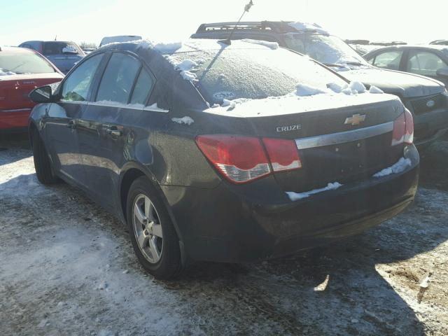 1G1PF5S90B7290569 - 2011 CHEVROLET CRUZE LT BLACK photo 3