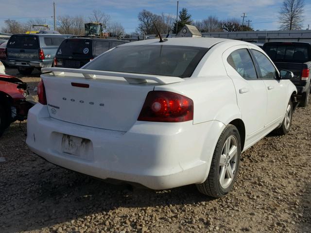 1B3BD1FB8BN588958 - 2011 DODGE AVENGER MA WHITE photo 4