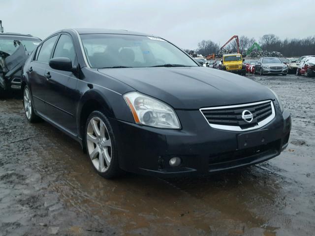 1N4BA41E58C818217 - 2008 NISSAN MAXIMA SE BLACK photo 1