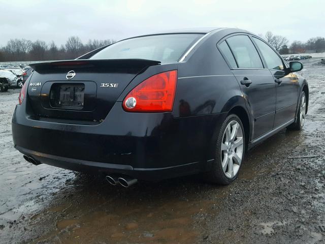 1N4BA41E58C818217 - 2008 NISSAN MAXIMA SE BLACK photo 4