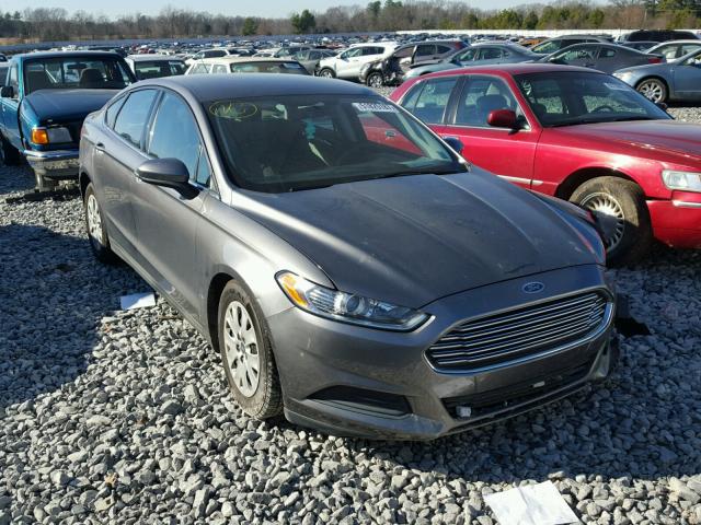 3FA6P0G76DR206623 - 2013 FORD FUSION S CHARCOAL photo 1