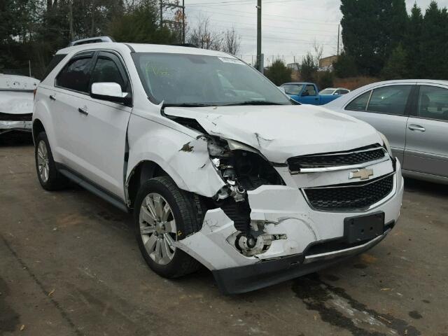 2CNALFEW5A6280594 - 2010 CHEVROLET EQUINOX LT WHITE photo 1