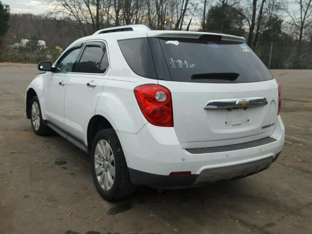 2CNALFEW5A6280594 - 2010 CHEVROLET EQUINOX LT WHITE photo 3