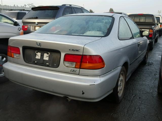 1HGEJ7226WL110666 - 1998 HONDA CIVIC HX SILVER photo 4