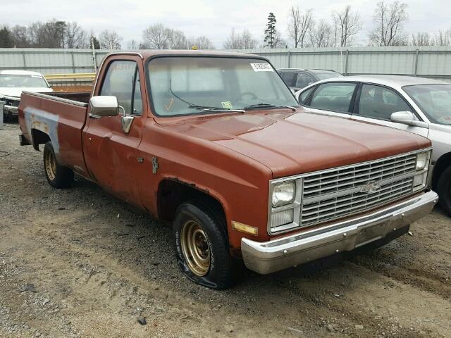 2GCCC14H1D1185017 - 1983 CHEVROLET C10 BROWN photo 1