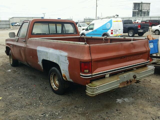 2GCCC14H1D1185017 - 1983 CHEVROLET C10 BROWN photo 3